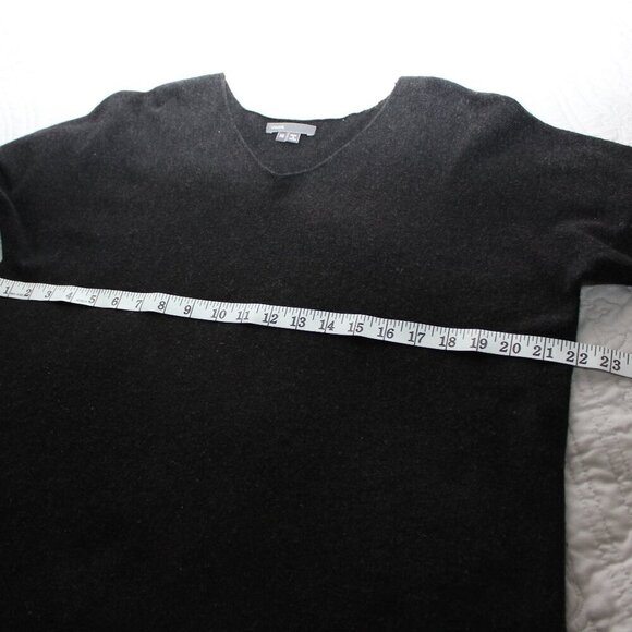 Vince Wool Cashmere V-neck oversized sweater Gray Size XS - Picture 5 of 6
